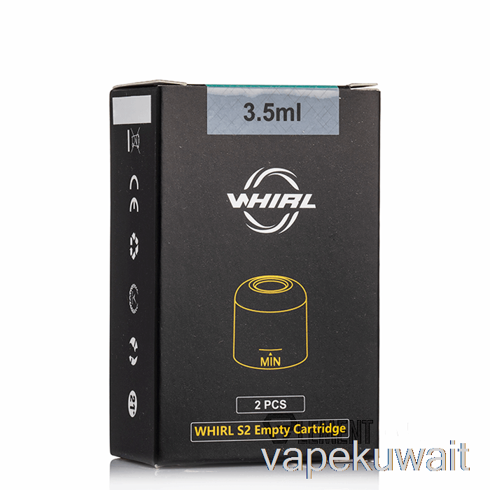 Uwell Whirl S2 استبدال القرون 3.5 مل نظام Pod Vape Pod القابل لإعادة الملء